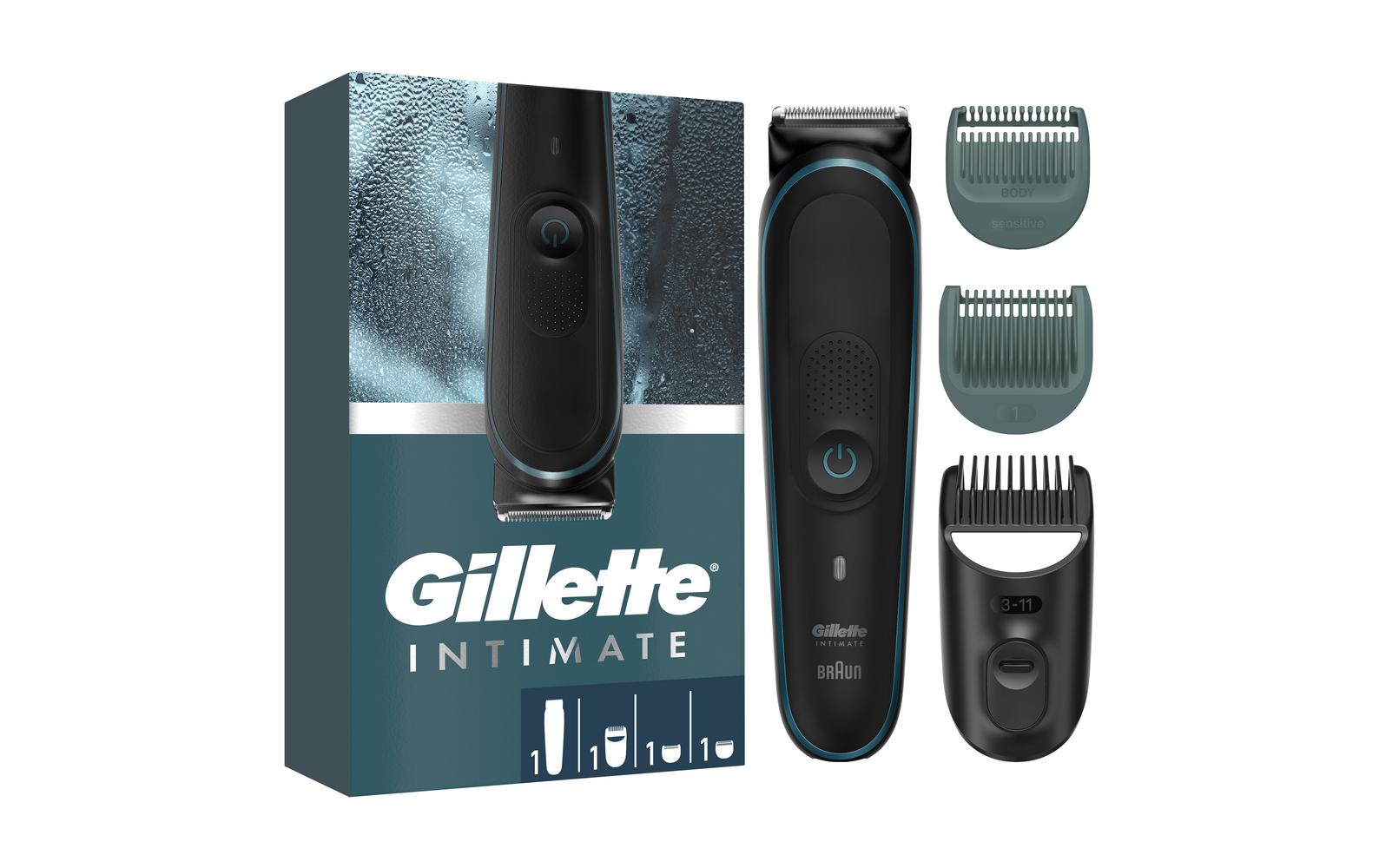 Rasierapparat Intimate Trimmer i5 1 StückWasserfester SkinFirst Intimrasierer für den Mann mit lebenslang scharfen Klingen