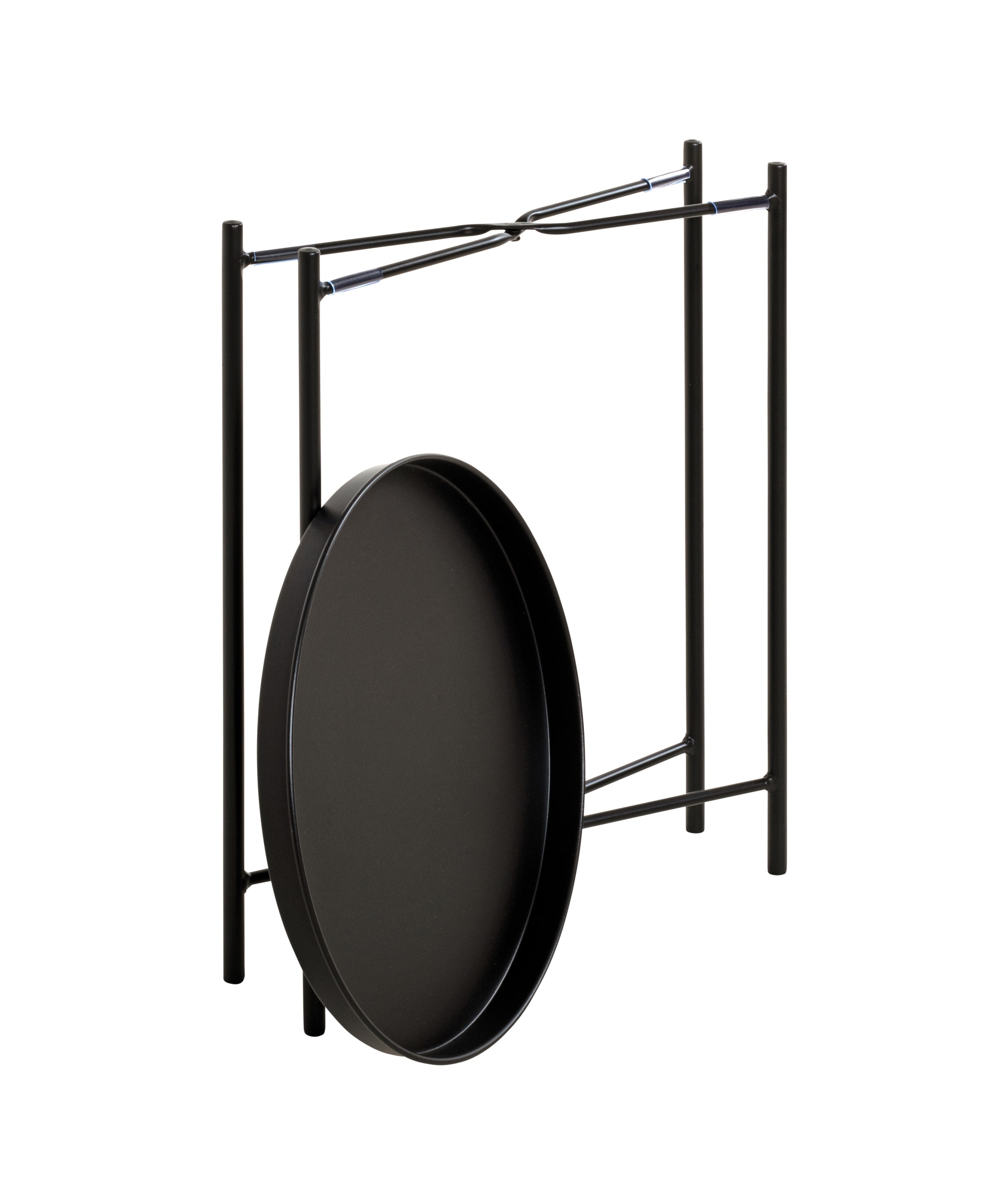 Beistelltisch 50 x 50 cm schwarz