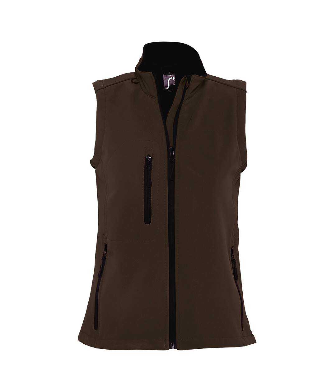 SOLS - Veste softshell sans manches RALLYE - Femme (Marron) - UTPC350