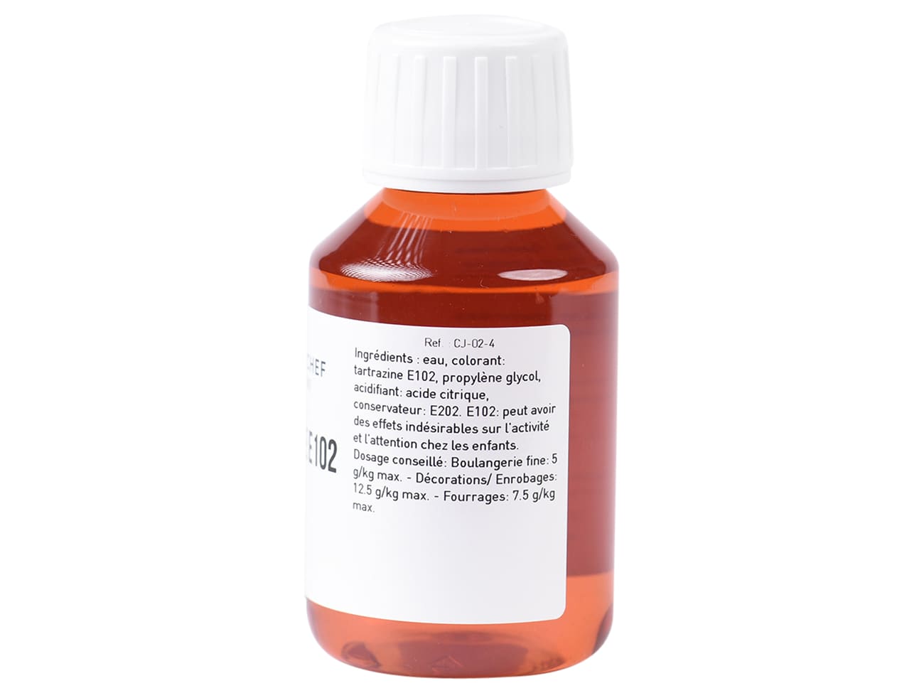 Colorant alimentaire liquide - jaune citron E102 - 58 ml - Meilleur du Chef
