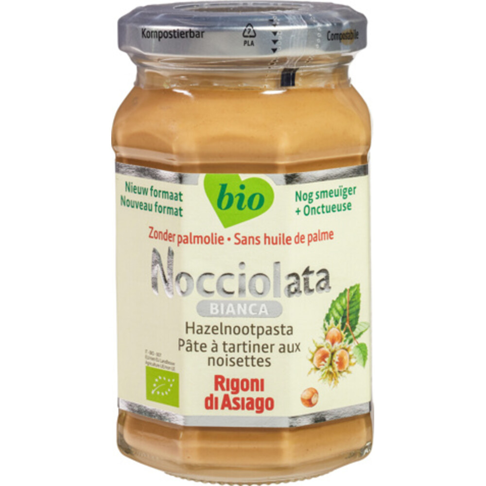 6x Nocciolata Hazelnootpasta Wit250 gr