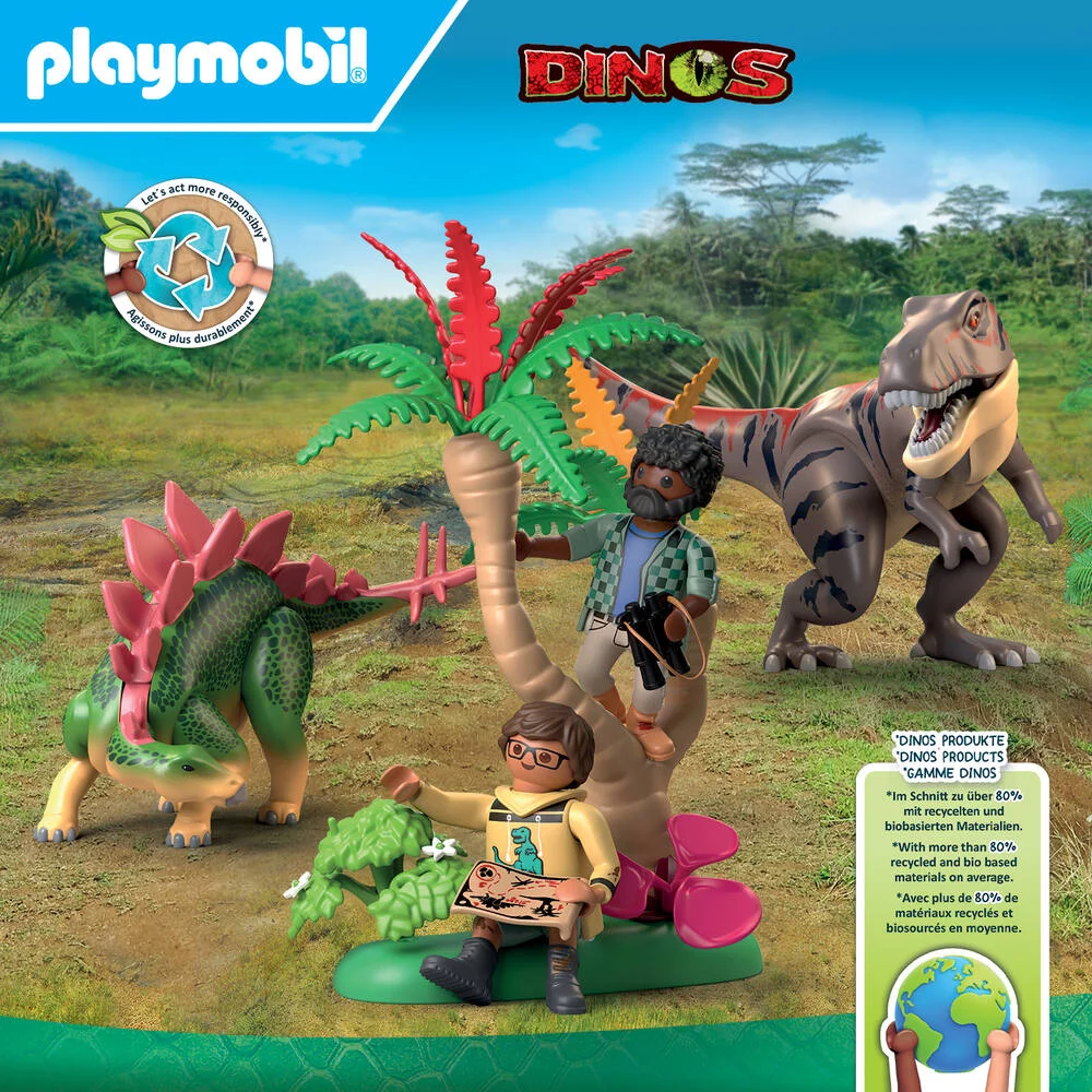 CAMPEMENT DES EXPLORATEURS DINOSAURES - 71523