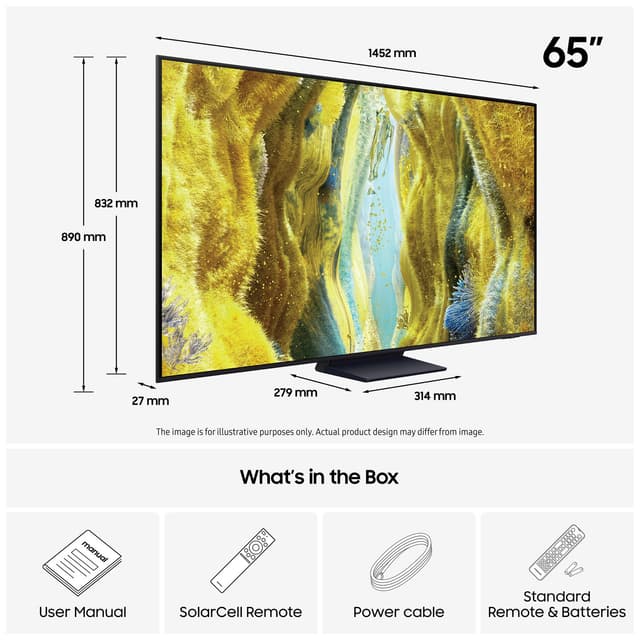 Samsung 65” QN77F Neo QLED 4K Edge MiniLED Smart TV (2025)