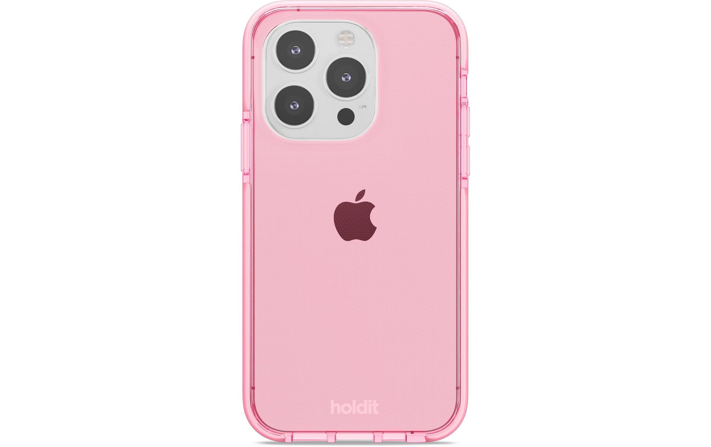 Back Cover Seethru iPhone 14 Pro PinkStilvolle Schutzhülle für das Apple iPhone 14 Pro