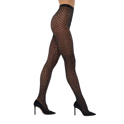 Wolford Heart Tights, Sort, XS