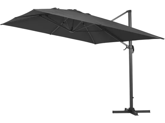 Parasol jardin déporté Alu 