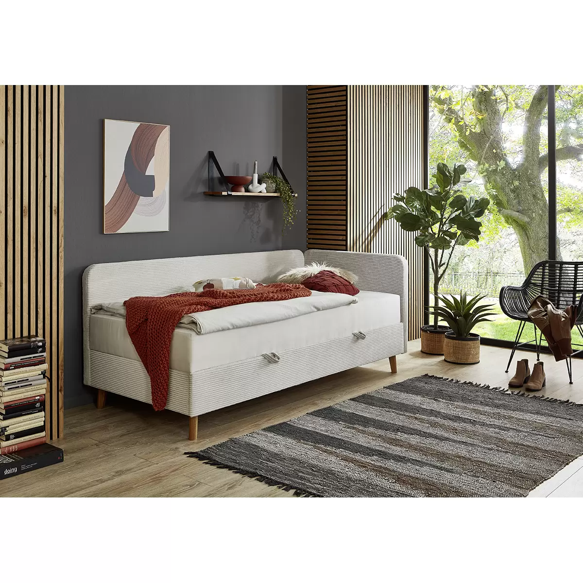 Polsterliege Cabana 90x200 Beige