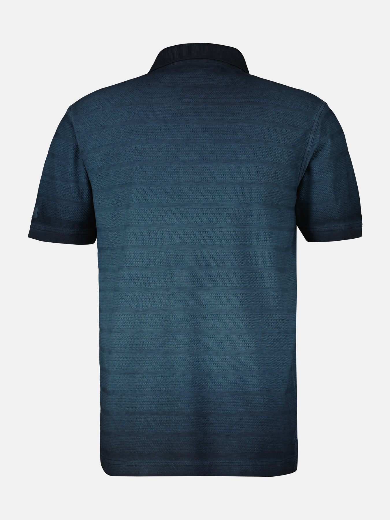 Poloshirt, gestreift in Strukturqualität