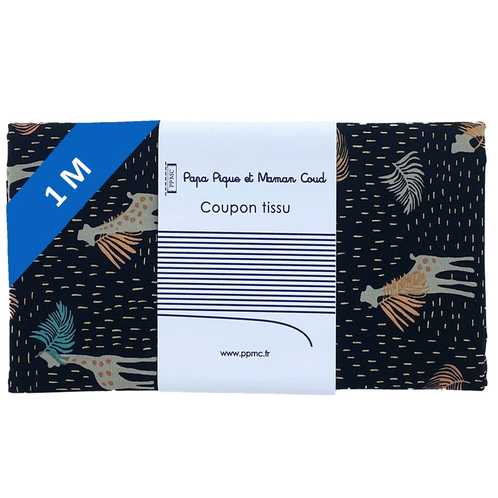 Coupon Tissu 1 M Palma Girafe