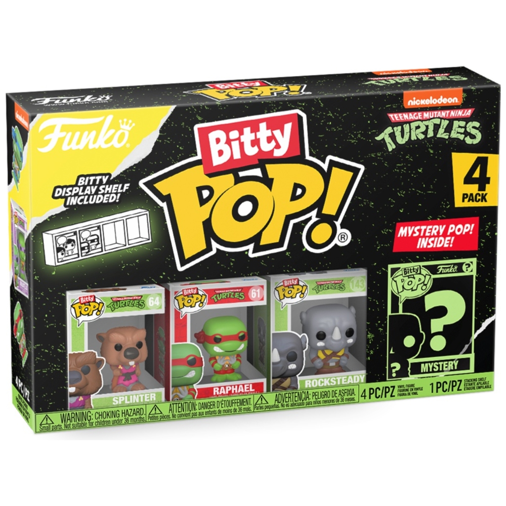 POP! Vinyl: Bitty POP Teenage Mutant Ninja Turtles Splinter 4er-Pack