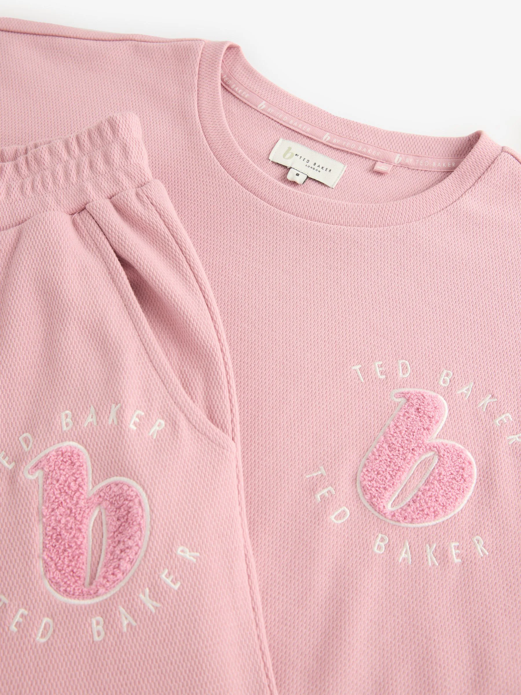 Roze - B by Ted Baker Brushed Waffle Cotton Blend Pyjamas