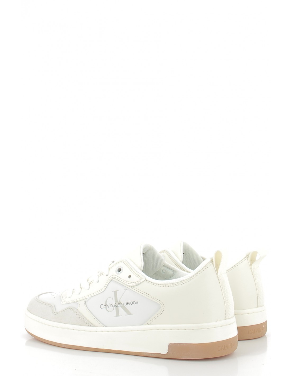 calvin klein baskets de ville femme cupsole low l blanc
