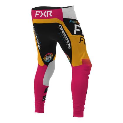 Pantalon cross FXR PODIUM GLADIATOR TANGERINE/RASPBERRY/BLACK/WHITE 2022 - Noir