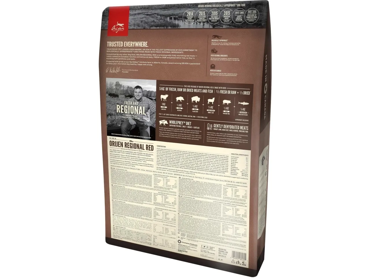 Orijen Regional Red 11,4 kg