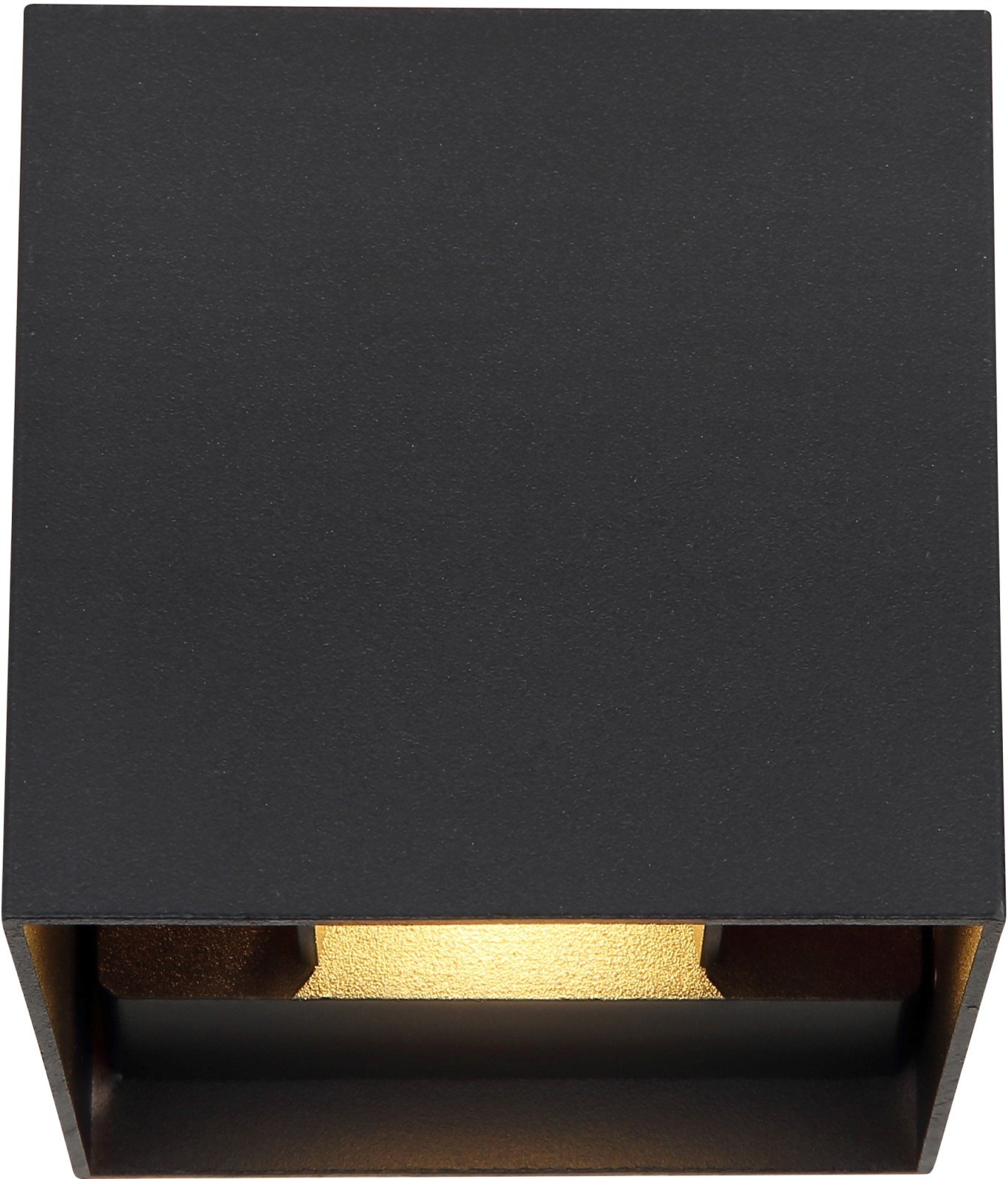 LED-Außenleuchte - schwarz - Aluminium - 10 cm
