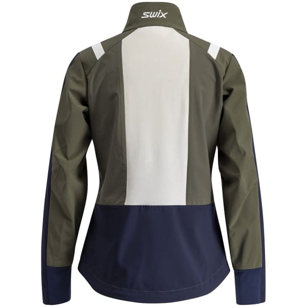 Veste ski de fond SWIX INFINITY JACKET W OLIVE/ DARK NAVY
