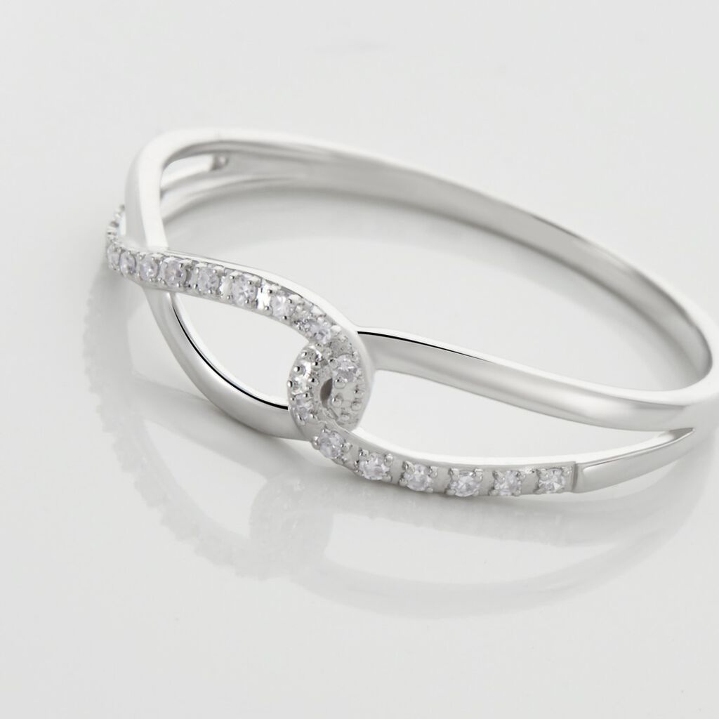 Bague Osanna Or Blanc Diamants