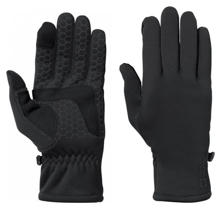 Gants Longs Jack Wolfskin Allrounder Noir