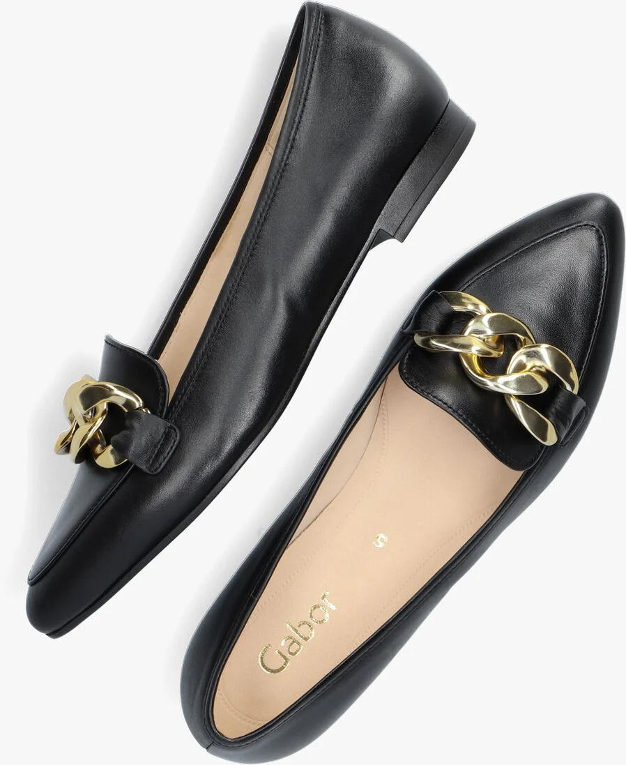 GABOR zwarte gabor loafers 301.2
