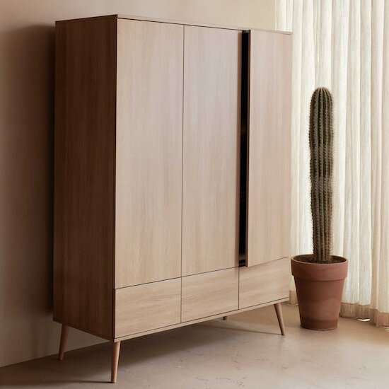 Flow armoire 3 portes   Honey Ash        de               Quax