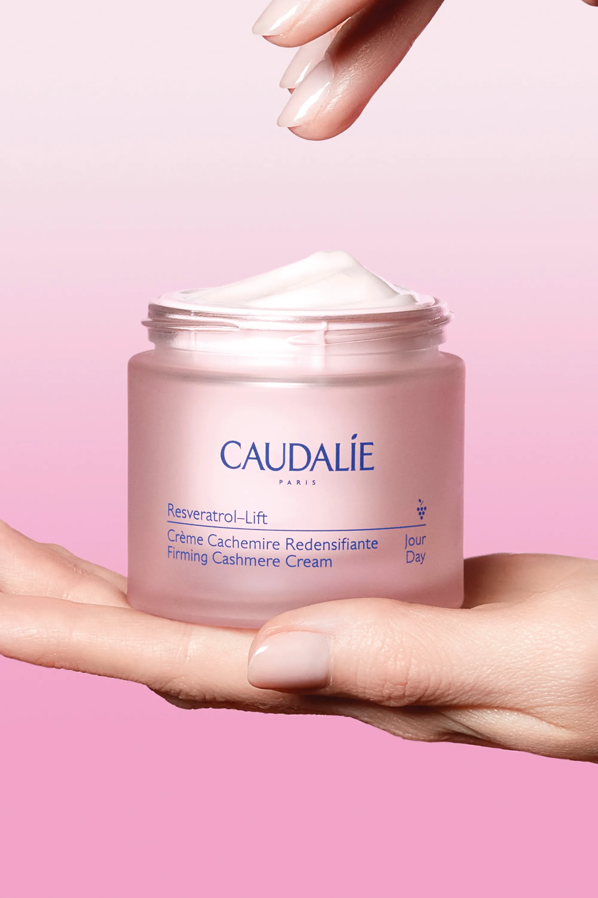 Caudalie Crème Cachemire Redensifiante Resveratrol rechargeable-50 ml
