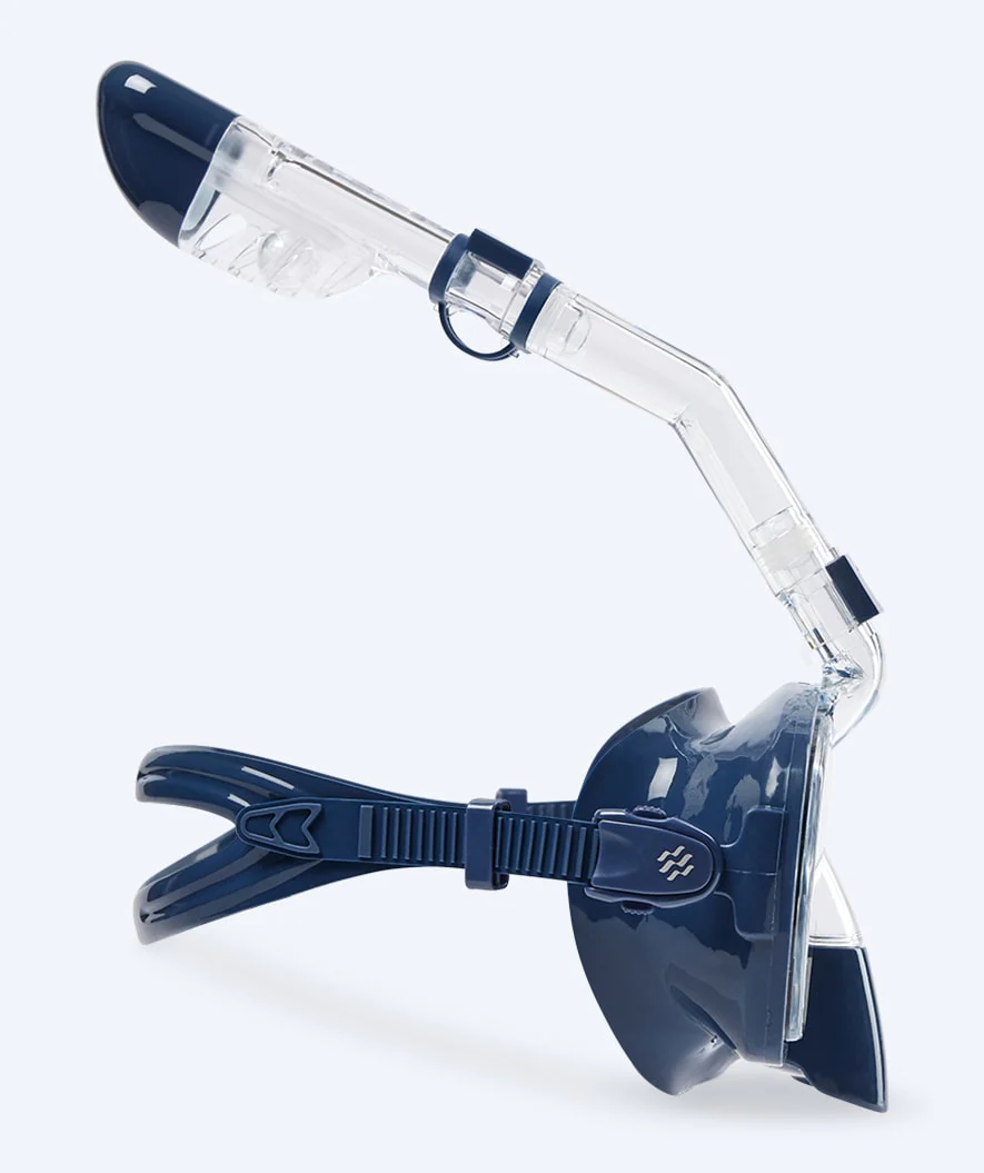 Watery fullface snorkelmaske til børn - Pearl - Mørkeblå