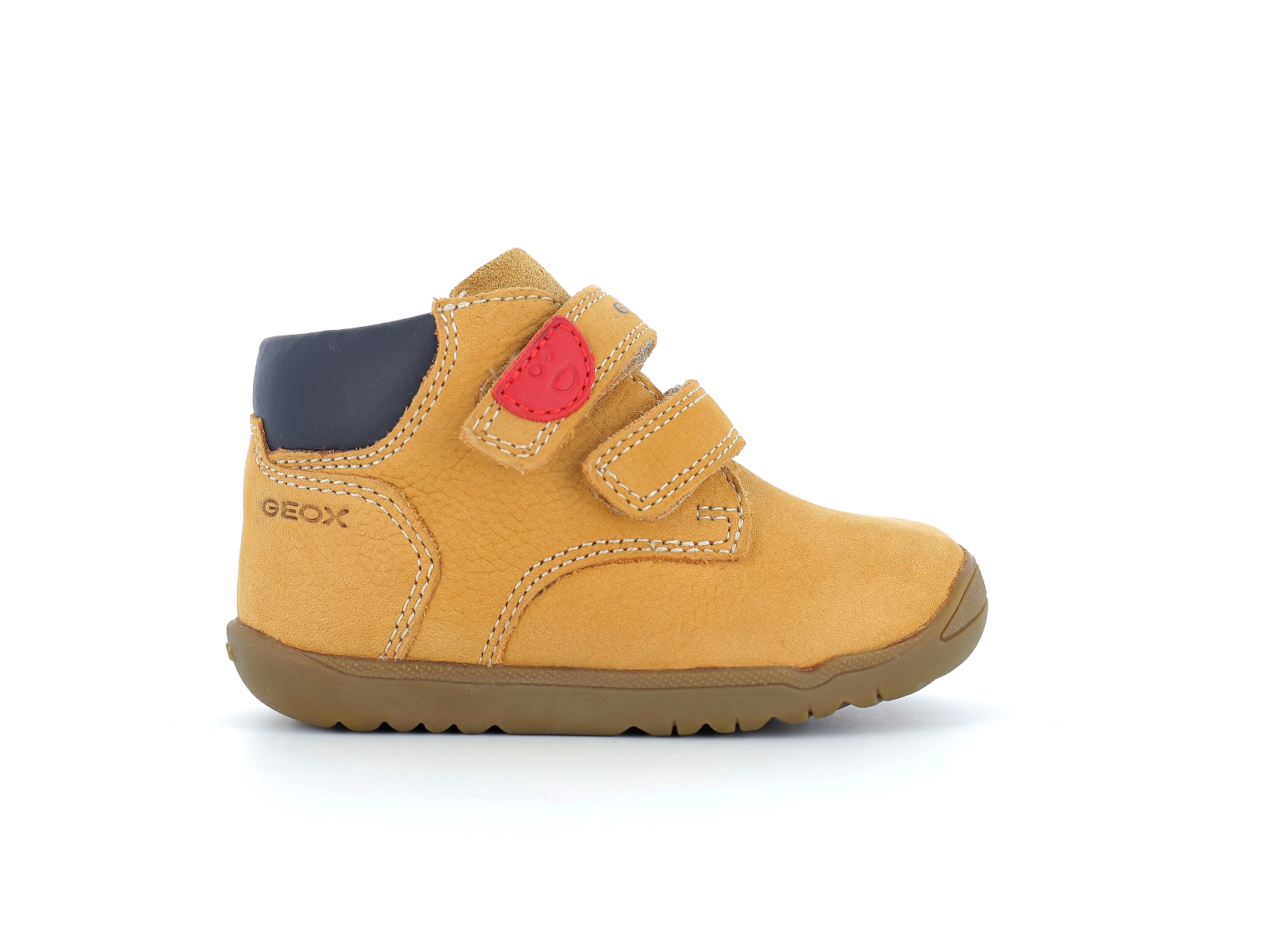 Geox-B MACCHIA BOY-B164NC Cuir Camel