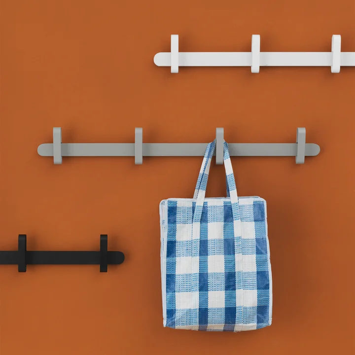Normann Copenhagen - Hoop Garderobenleiste, schwarz