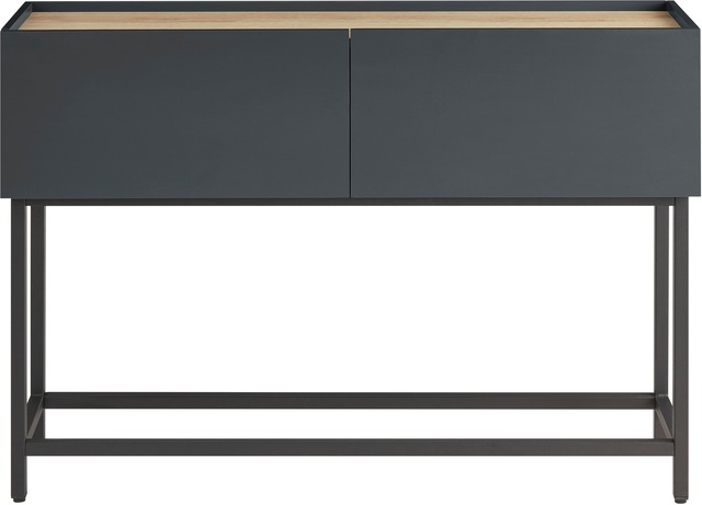 GOODproduct Konsolentisch »Azly« pflegeleichte Melaminoberfläche, Metallgestell, Breite 120 cm
