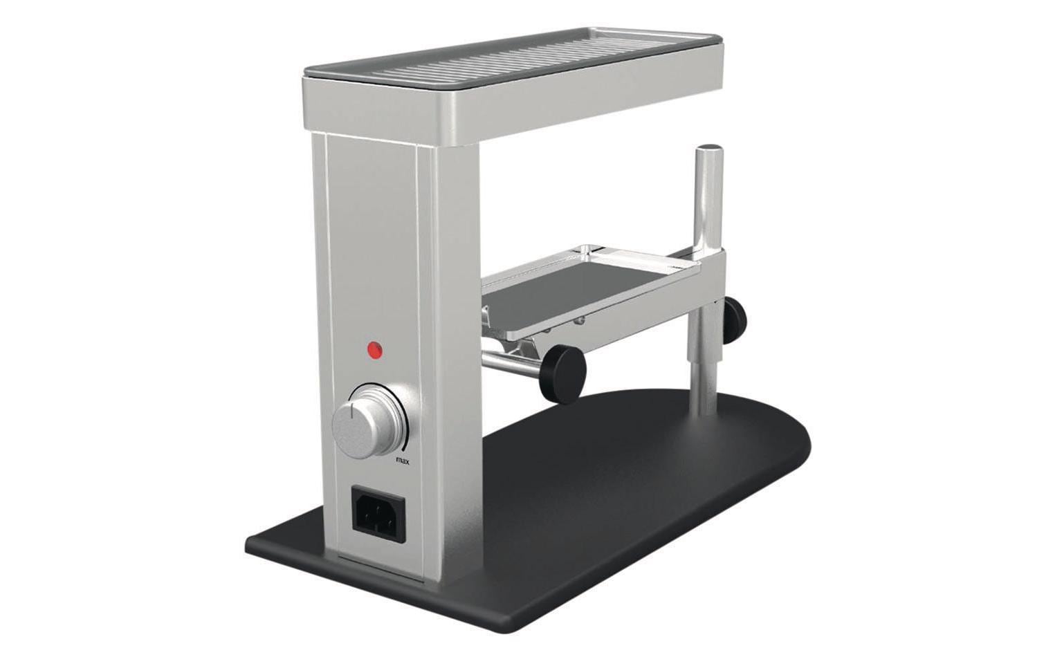 Raclette-Gerät Premium Silber<br>Raclettegerät mit Käsehalterung