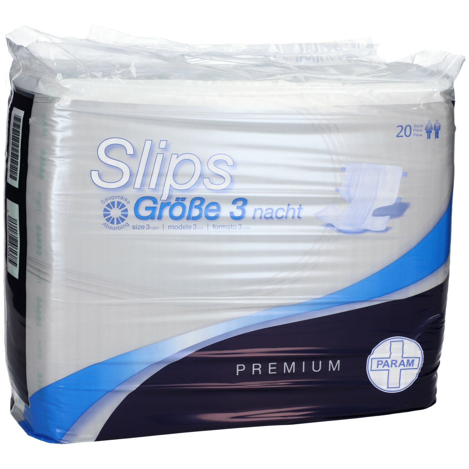 PARAM Slip Premium Größe 3 Nacht