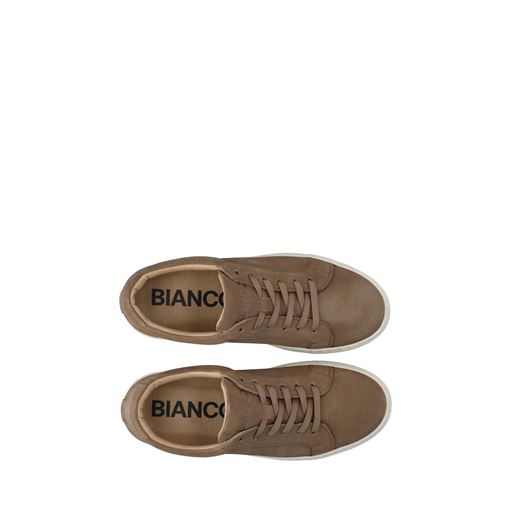Bianco Jay 2.0 Oiley Suede Sneakers, Tobacco/Off White, 45