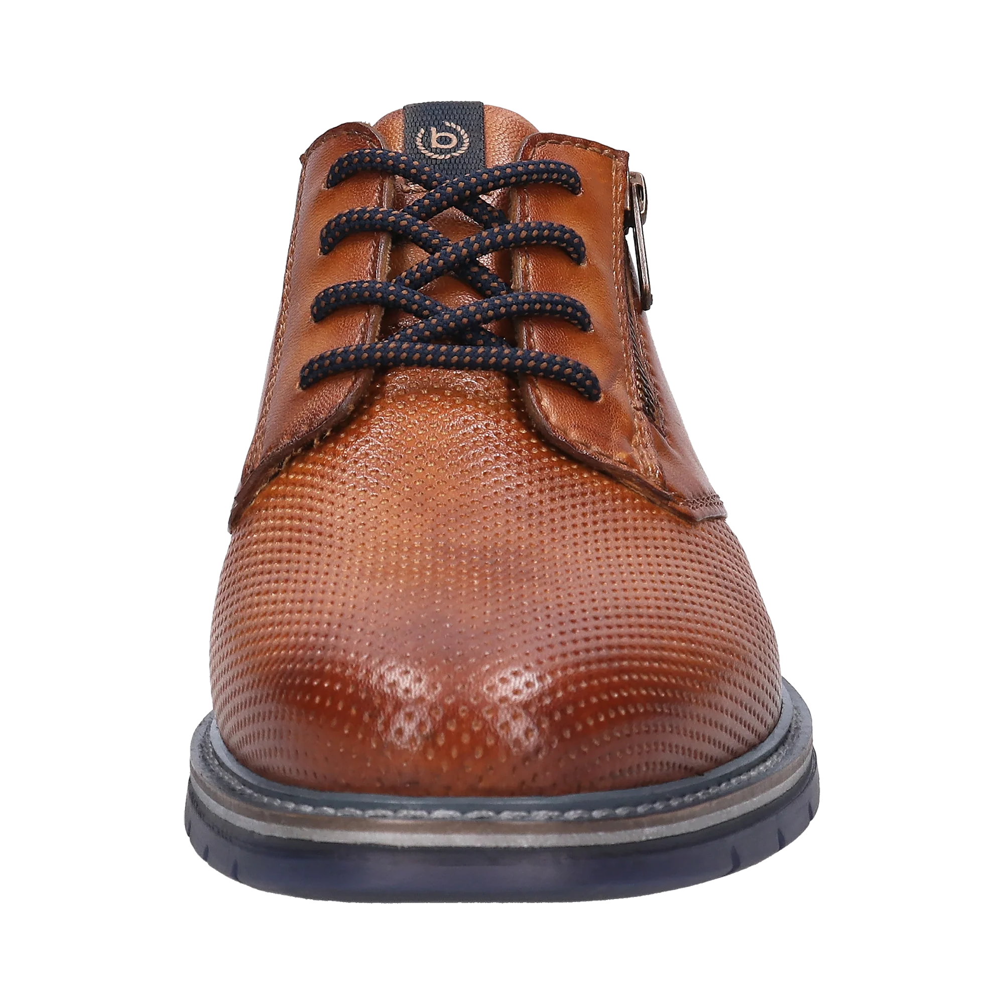 Leder Schnürer cognac