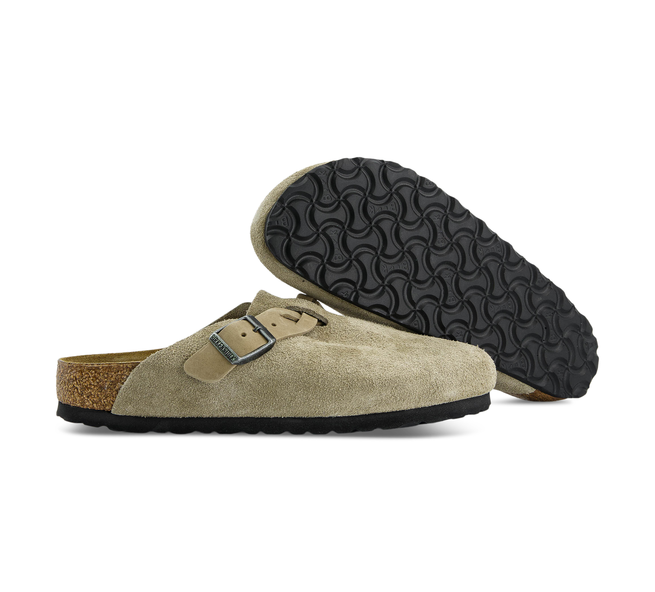 Birkenstock Boston beige/taupegrau