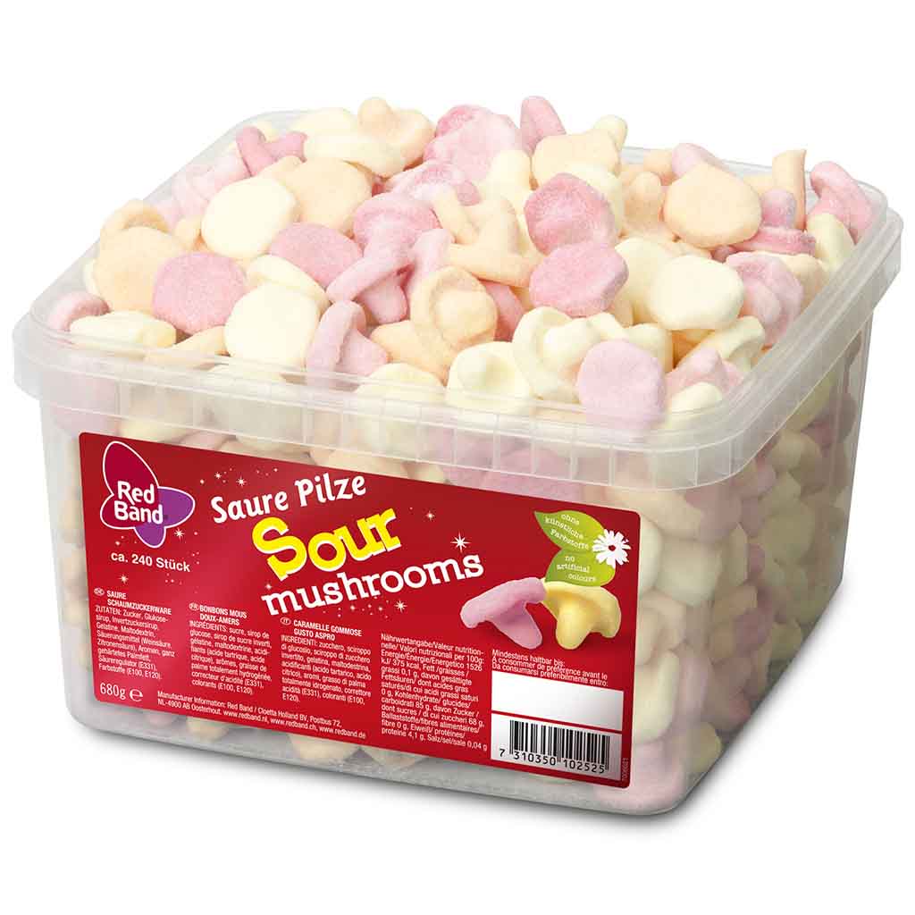 Red Band saure Pilze sour Mushrooms 680g MHD:29.8.25