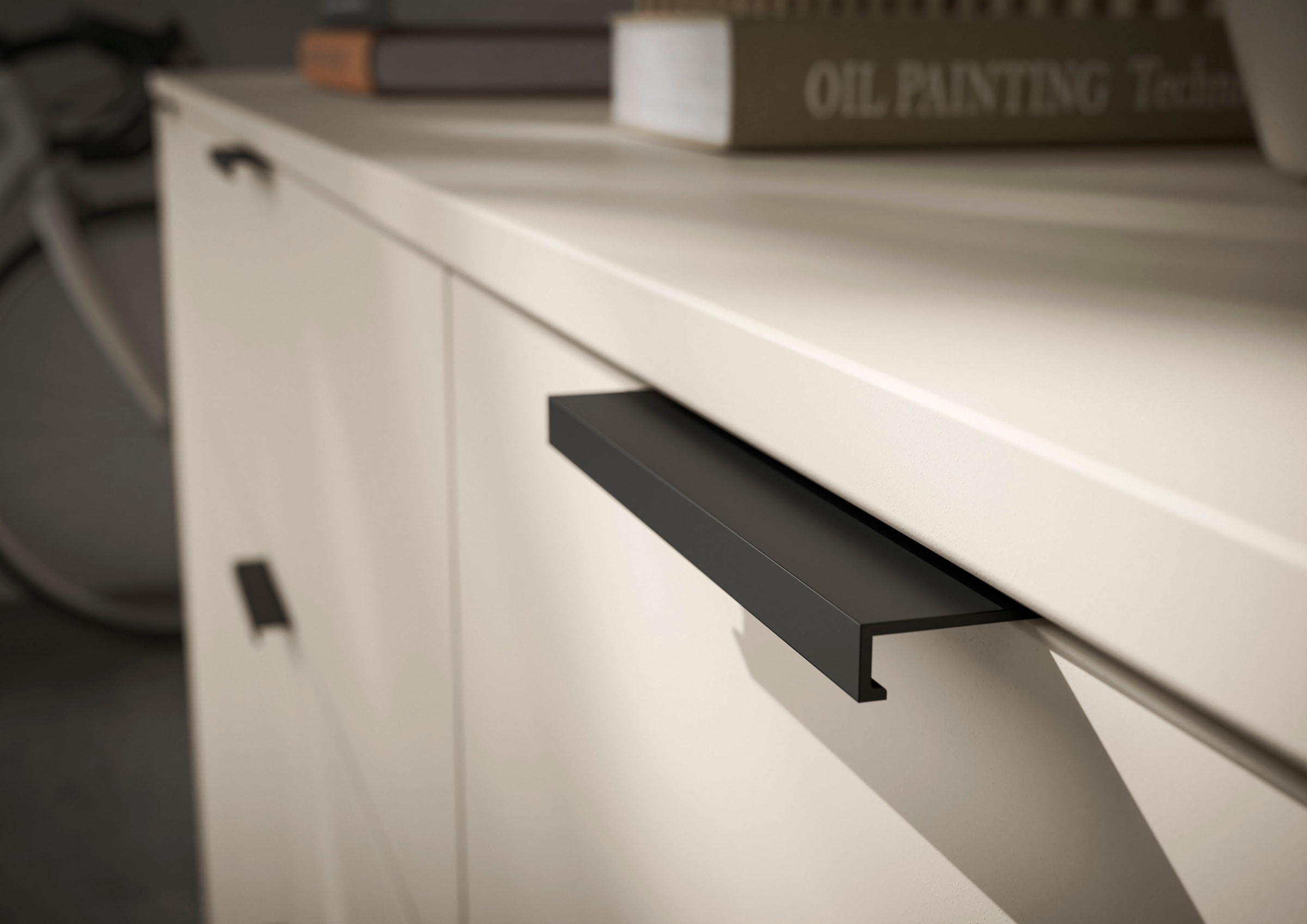 HBZ Lowboard »Linz TV-Unterschrank, BxHxT 180x47x40cm« 1 Stk. tlg. Breite 180cm,Lip-Griff, Melaminbeschichtung