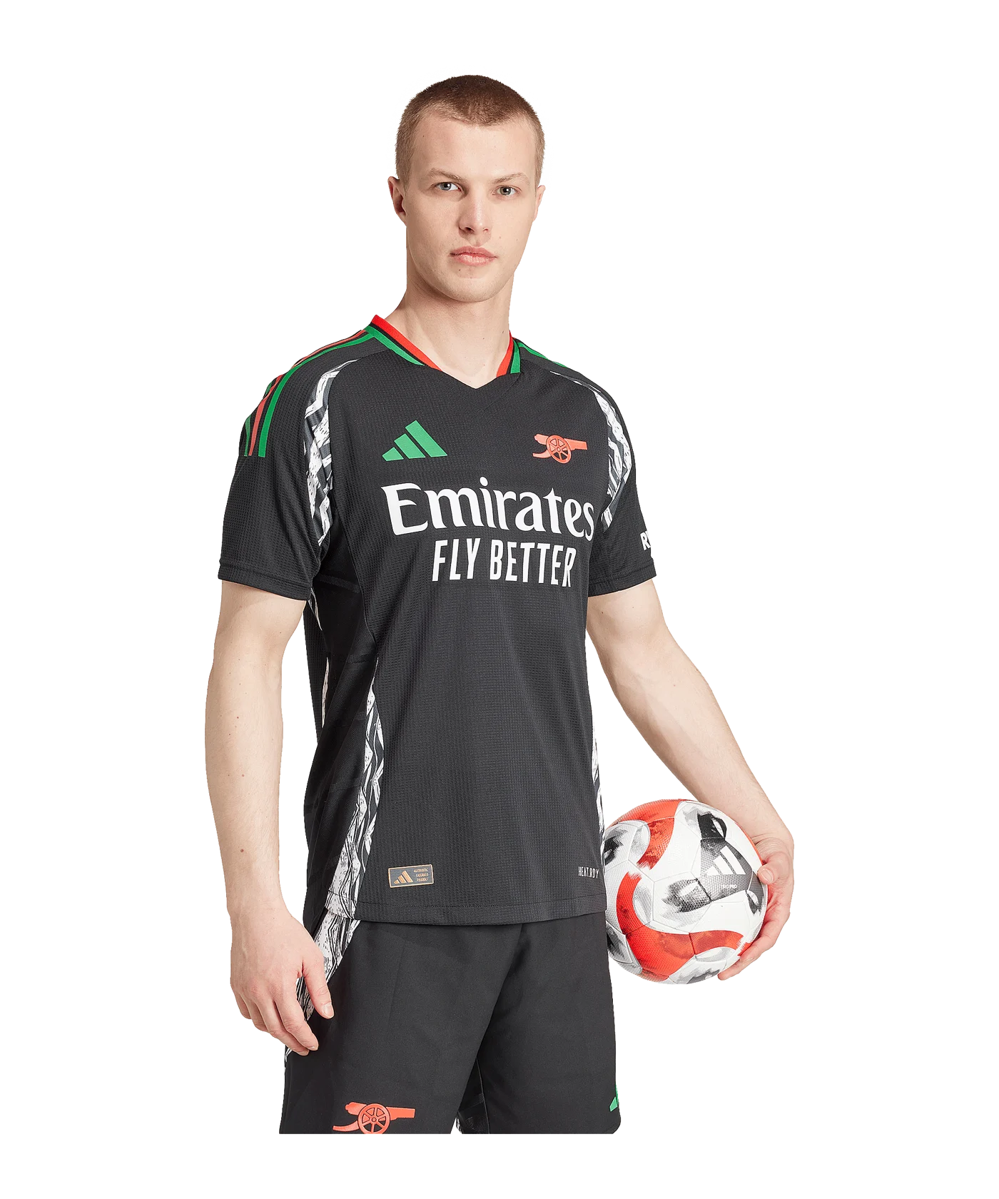 adidas FC Arsenal London Auth. Trikot Away 2024/2025 Schwarz