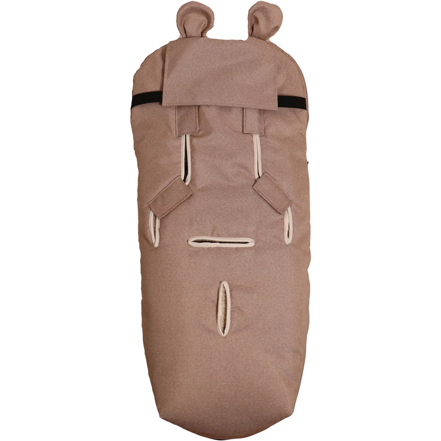 Kaiser Winterfußsack XL EARS WOOL sand melange