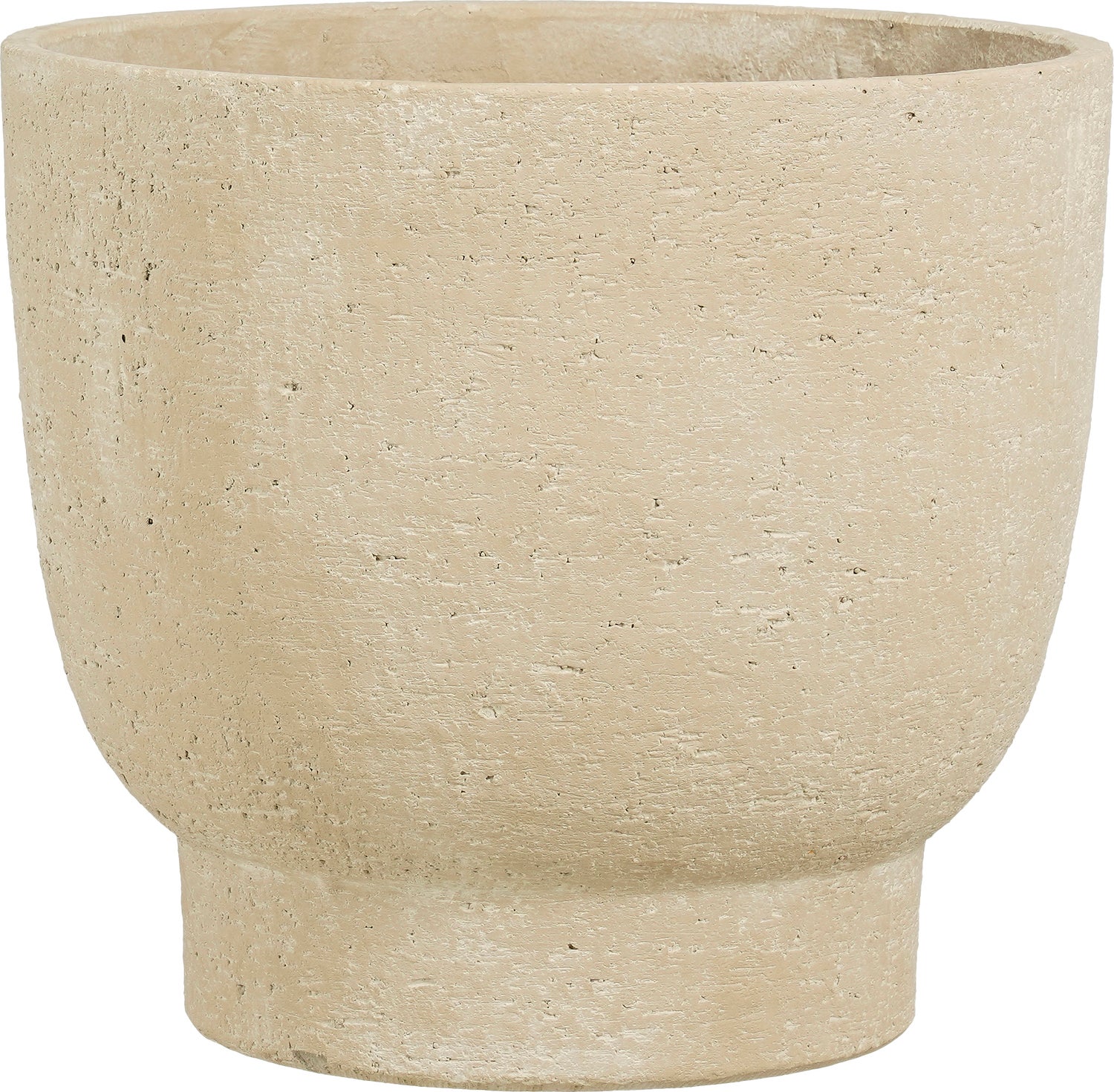 Mica Decorations bloempot Davy crème D 40 H 36 cm