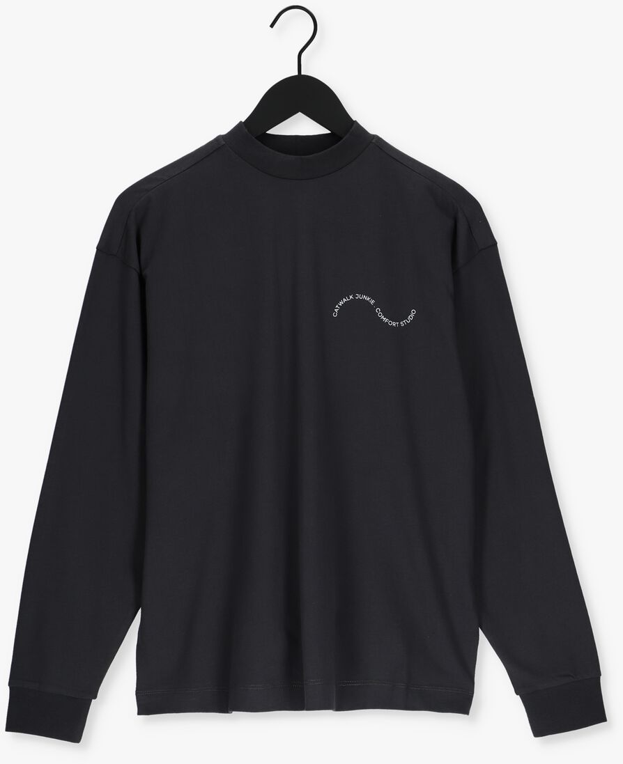 CATWALK JUNKIE zwarte catwalk junkie sweater ls the wave