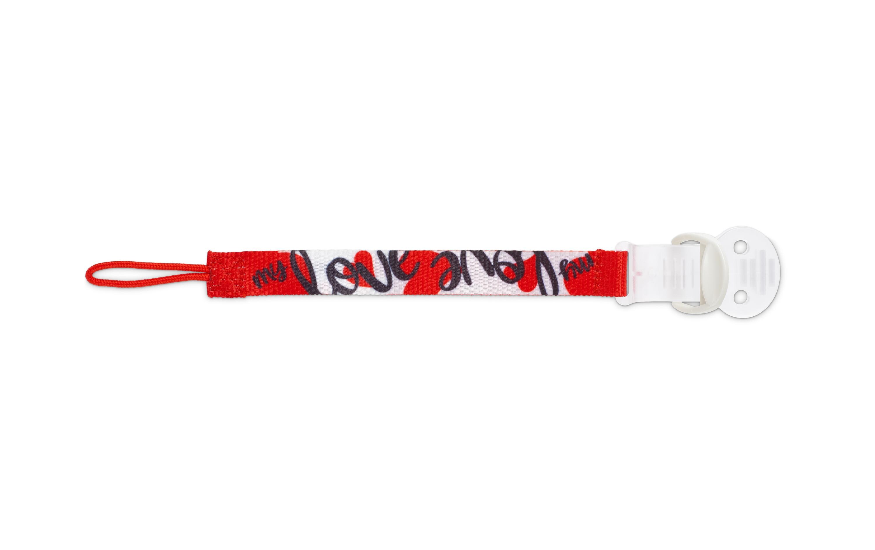 Nuggikette Signature rotSchnullerkette Signature, rot