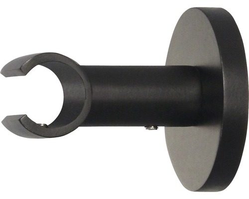 Enkelsporige beugel voor Carpi, zwart, Ø 16 mm