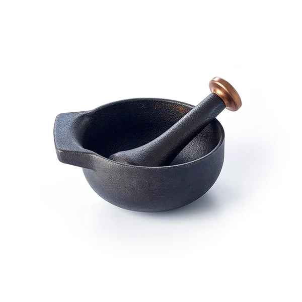 Mortier avec pilon 11 cm Nori noir Beka