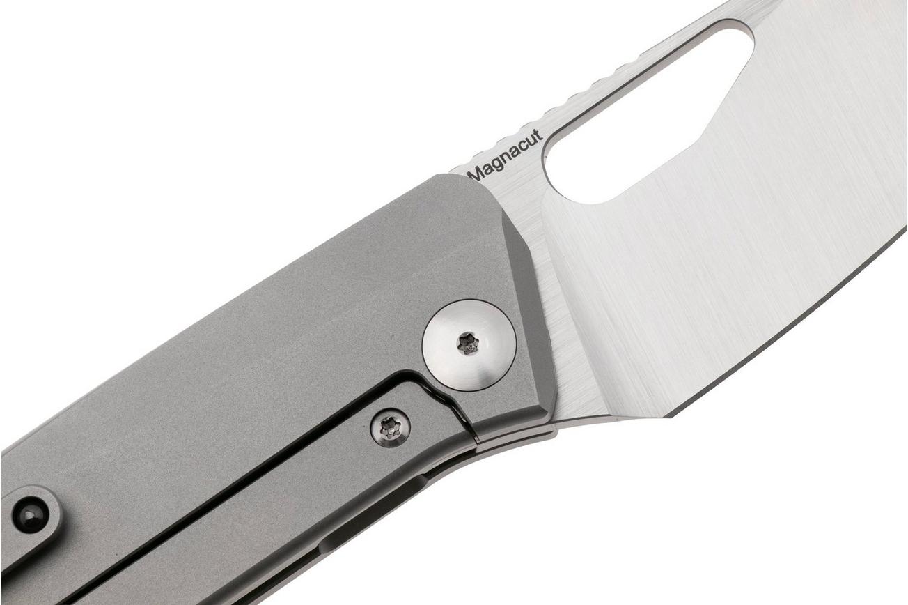 Liong Mah KUF 3.5 Satin MagnaCut, Titanium, zakmes