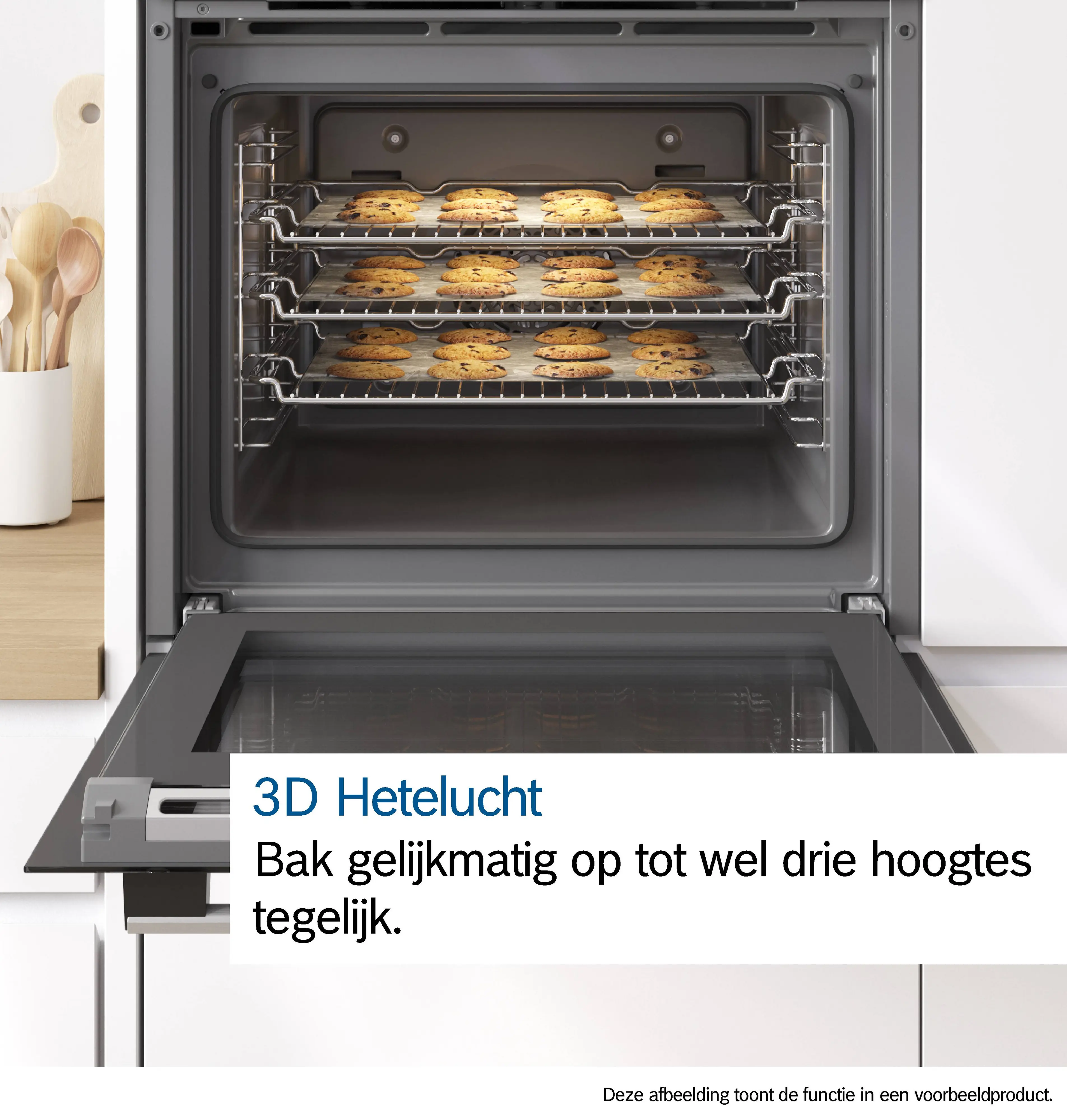 Serie 6 Bakoven 60 x 60 cm Zwart