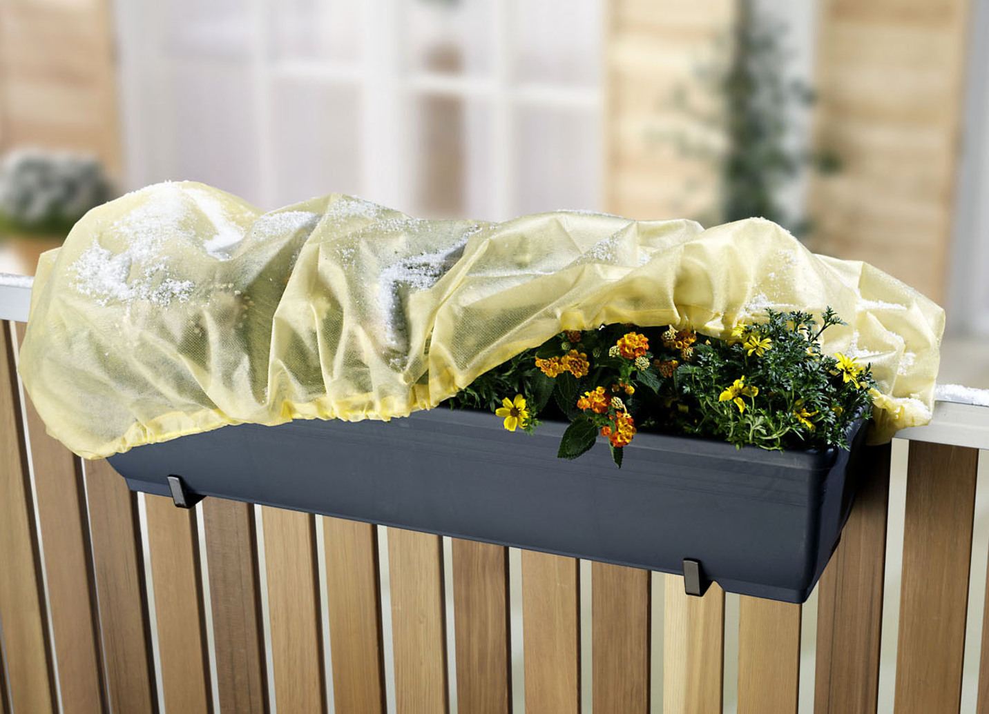 Blumenkastenhauben, 2er-Set