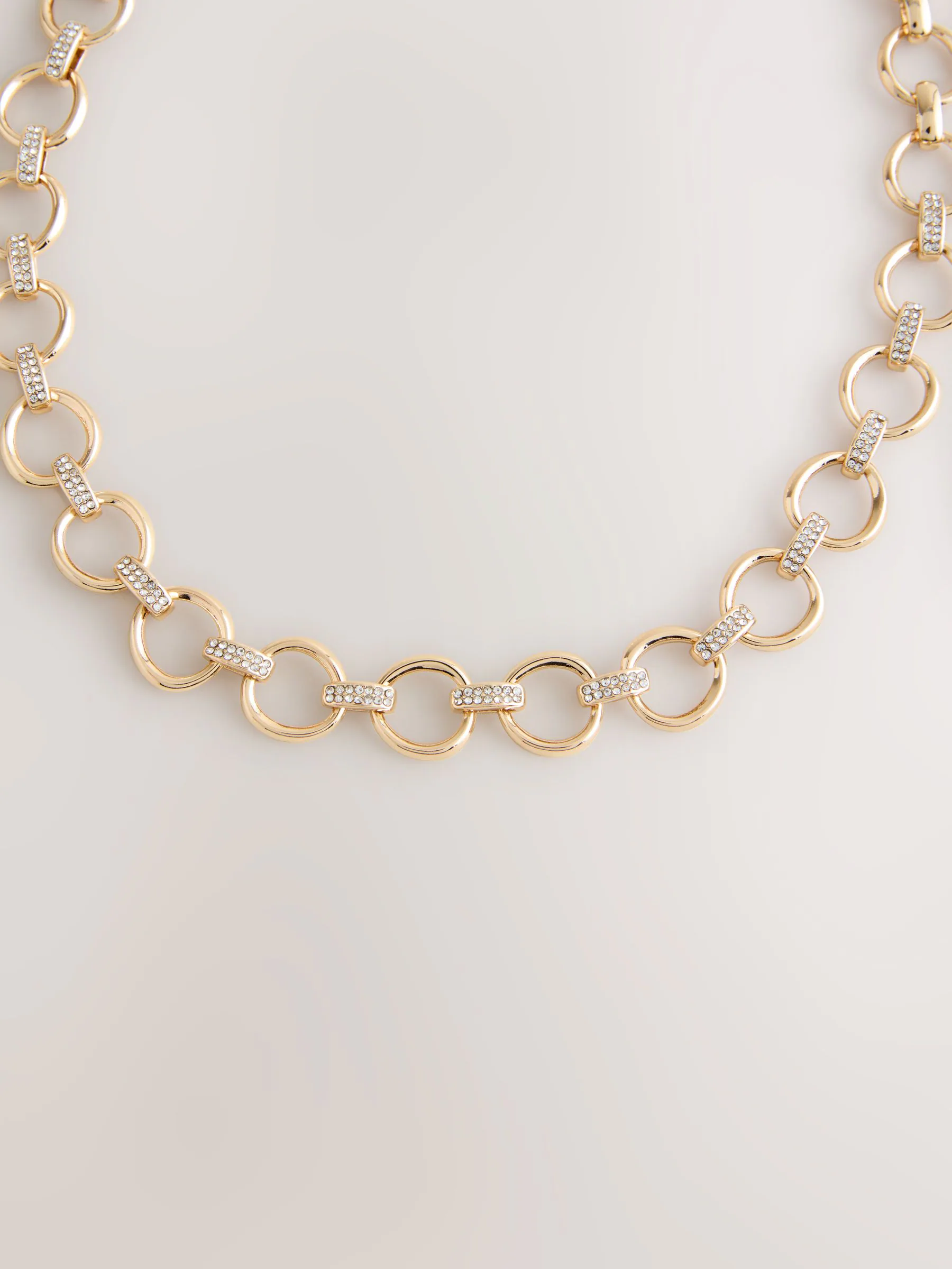 Goudkleurig - Sparkle Detail Chain Necklace