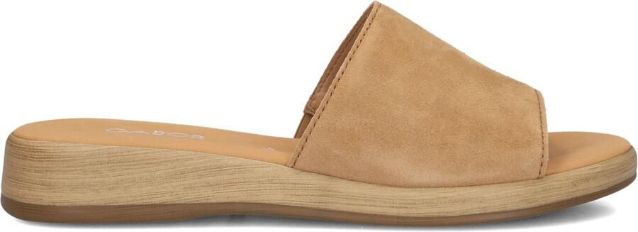 Gabor 730 Slippers Dames Camel