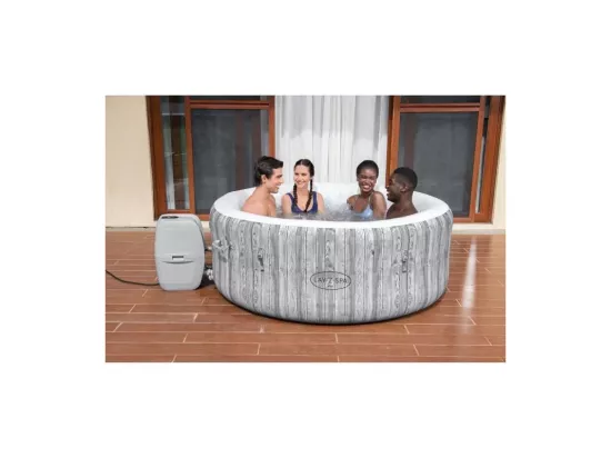 Spa gonflable Lay-Z-Spa Fiji motif bois, 2 a 4 personnes, 180 x 66 cm, 120 Airjet™