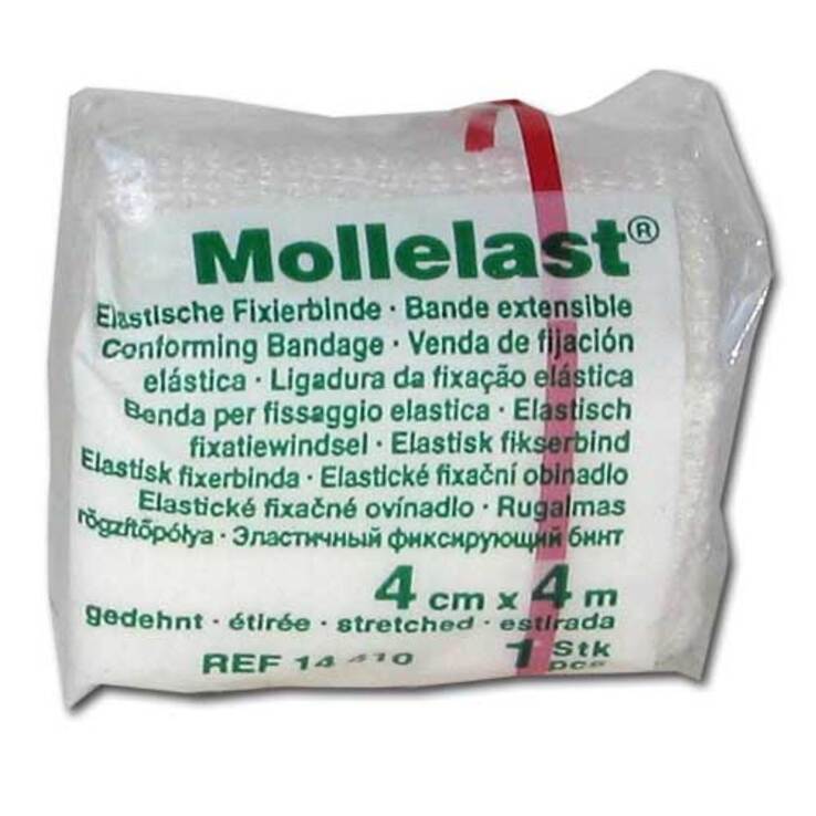 Mollelast 4cmx4m weiß, 1 St